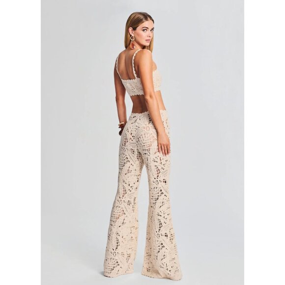 Hemant & Nandita Goa Crochet Flare Pant - Picture 4 of 9